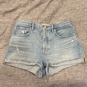 Everlane Light Blue Jean Shorts